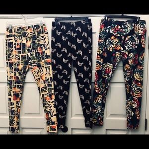 Lot of 3 LuLaroe Activewear, Workout Pants  TC L